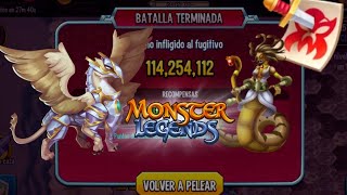 Equipo de Sub  Liga 8 3  Cazarrecompensas  MONSTER LEGENDS [upl. by Dougal]