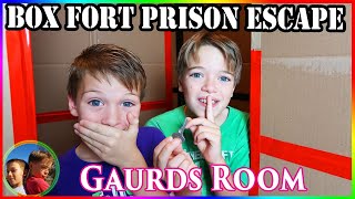 Box Fort Prison We Escaped  Steel Kids [upl. by Christoffer]