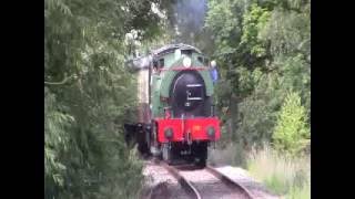 WD190 Colne Valley Railway 17th August 2016 [upl. by Clarkin806]