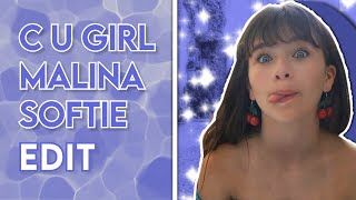 malina weissman soft edit  c u girl  tapesbyhermione [upl. by Sacksen571]