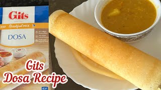 Gits Dosa Mix Recipe  Gits Dosa Mix  Gits Dosa Recipe  How to make Gits Dosa  Gits Dosa [upl. by Noloc]