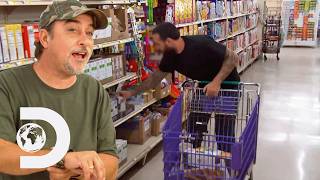 Moonshiners Play Supermarket Sweep  Moonshiners Master Distiller [upl. by Maure]