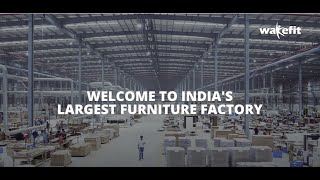 Wakefit Furniture Factory Tour  Indias largest furniture factory  with Ankit Garg  Wakefitco [upl. by Ahcrop]