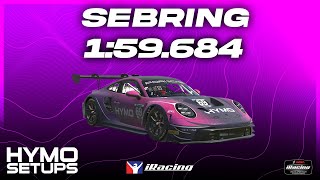 iRacing Hotlap  Porsche 992 GT3 R  Sebring  IMSA  2024 S1 Week 8 [upl. by Sylvanus]