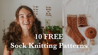 10 Free Autumn amp Fall Sock Knitting Patterns [upl. by Bettzel]