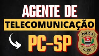 AGENTE DE TELECOMUNICAÇÕES  PCSP NÍVEL MÉDIO [upl. by Oninotna]