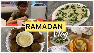 Ramadan Vlog  Falafel  Mutabal  Rice Pathiri  Arabic Iftar Recipes [upl. by Ehrenberg954]