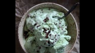 Making Mint Chocolate Chip Ice Cream [upl. by Sofko]