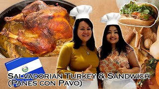 Salvadorian Turkey Sandwiches Sauce amp Curtido🇸🇻 Bilingual Spanish amp English Thalia Fun Family [upl. by Eelannej]