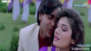 Aankhon Mein Mohabbat HaiGari 1999 Bollywood Songs Ajay Devgn Raveena Tandon kamalsk 1080p [upl. by Nylirek]