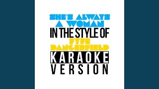 Shes Always a Woman In the Style of Fyfe Dangerfield Karaoke Version [upl. by Mathis896]