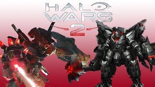 Decimus vs Hunter Captain  Halo Wars 2 Hero Battle 7 [upl. by Crandale]