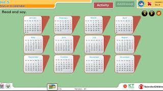 Unit 5 Days in a calendar Lesson 12 [upl. by Gebler]