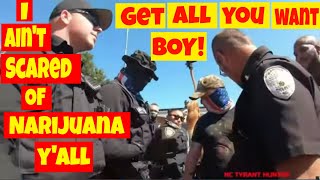 🔴I aint scared of narijuana yall Get all you want boy 1st amendment audit fail🔵🔴 [upl. by Werner855]