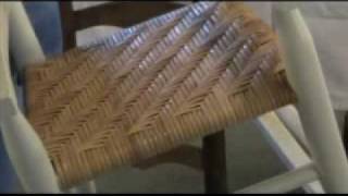 SEAT WEAVE CANE CANING HOW TO DVD [upl. by Nirel880]