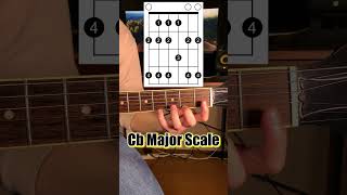 C♭ Major Scale  Open Form shorts [upl. by Coyle]