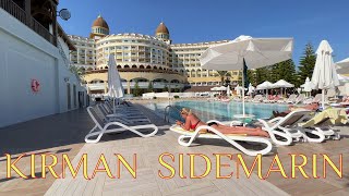 SIDE KUMKOY KIRMAN SIDEMARIN Beach amp Spa Hotel 5 BEACH WALK TURKEY side kumkoy turkey [upl. by Guevara]