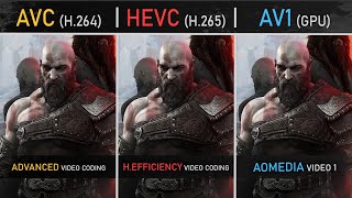 AMD AVC vs HEVC vs AV1  Which RecordingStreaming Codec should you use [upl. by Neros]