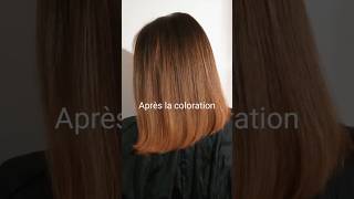 Coloration cuivrée ✨ coiffureadomicile coloration hair coiffure cheveux hairstyle haircut [upl. by Trudey]