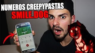 NUMEROS MALDITOS CREEPYPASTAS  SMILEDOG APARECE EN LA INVOCACION ME RESPONDE NUMEROS CREEPYPASTAS [upl. by Nnayhs]