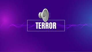 TERROR – EFECTO DE SONIDO  HORROR  PÁNICO  MIEDO  TERROR SOUND EFFECT – SONIDO SIN COPYRIGHT [upl. by Fabrianne]