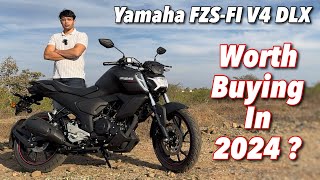 2024 Yamaha FZSFI V4 DLX Review  Yamaha Please Upgrade It [upl. by Thenna]