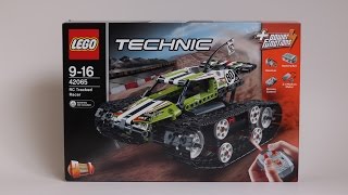 Lego Technic 42065 ferngesteuerter Tracked Racer Speed Build [upl. by Rebel]