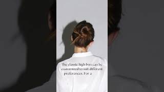 Customize Your Classic High Bun Sleek or Messy Styles for Every Occasion [upl. by Ocinemod]