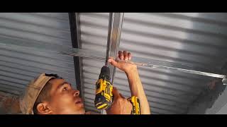 estructura para cielo raso en pvc paso a paso [upl. by Nillor]