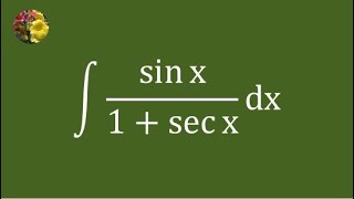 Evaluating the indefinite integral using the quotworlds sneakiest substitutionquot [upl. by Asilad]