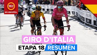 Resumen Giro DItalia 2023  Etapa 18 [upl. by Adnahsed]