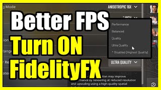 How to Turn on FidelityFX for Better FPS in Counter Strike 2 Performance Tutorial [upl. by Adnic]