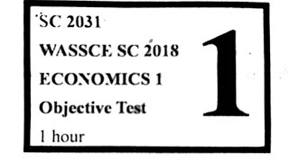 2018 WASSCE MayJune Economics Objective test fyp fypシ viral economics waec gce exams exam [upl. by Korff268]