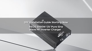 REGO 3000W Inverter Charger Installation Made Simple [upl. by Lj]