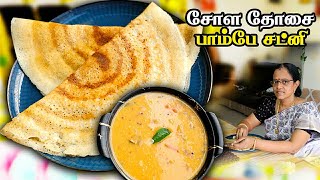 ❤️சோள தோசைக்கு மாவு அரைச்சு மொறு மொறுனு சுட்டு கொடுங்க  Chola Dosai  சோள தோசை  Chola Dosai Tamil [upl. by Nilyram564]