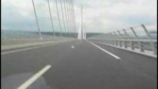 Ride across Millau viaduct [upl. by Gollin]