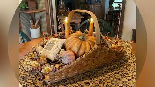 Primitive Colonial Autumn 2023 Decor and Needlework [upl. by Mcgray]