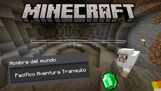 Episodio 1 Pacífico Aventura Tranquilo Minecraft PE [upl. by Naud]