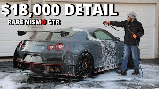 RAREST R35 Nismo GTR Gets 18000 ULTIMATE Detail [upl. by Ellierim311]