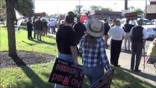 League of the South Immigration Protest in Tennessee [upl. by Ytinirt]