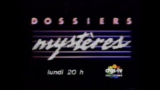 Pub Québec  Promo Dossier Mystère 1990 [upl. by Topping]