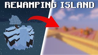 Revamping my island  Hypixel Skyblock Ep 5 [upl. by Rosemari]