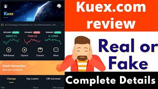 Kuex Real or Fake  Kuex Withdrawal  Kuexcom New Update  Kuex Crypto Site Review  Kuexcom Scam [upl. by Lemert]