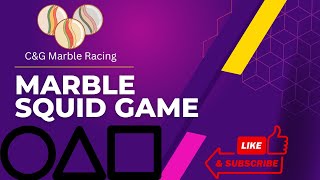 Marble Squid Game  CampG Marble Racing [upl. by Ymmac312]