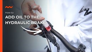 How to Add Oil to Hydraulic Brake丨Velowave Ranger Electric Bike [upl. by Eseerehc307]