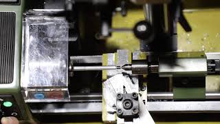 Thread Cutting on a Metal Lathe [upl. by Hnim245]