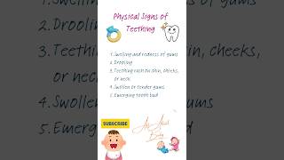 Physical signs of teething in babies teeth teething baby childsmile babyweaning milestone [upl. by Bertine321]