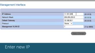 PowerConnect 6200 Assign and change management IP [upl. by Kaela939]