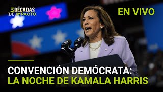 En vivo Convención Demócrata 2024 la noche de Kamala Harris [upl. by Eldorado]