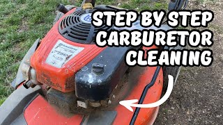 Carburetor Removal Cleaning amp Install  Briggs amp Stratton 775EX Series  Husqvarna HU775H [upl. by Adriene100]